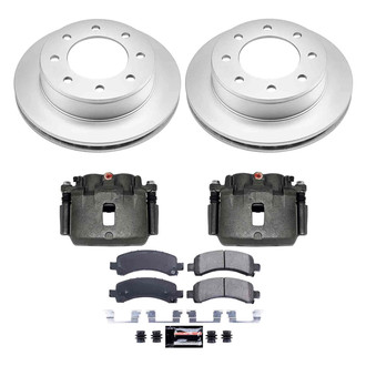 PowerStop® - Z23 Evolution Sport Plain Rear Brake Kit with Calipers
