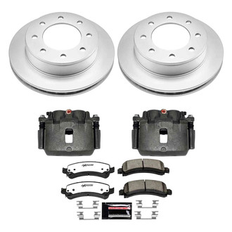PowerStop® - Z36 Extreme Plain Rear Brake Kit with Calipers