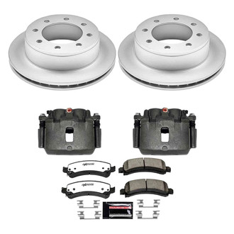 PowerStop® - Z36 Extreme Plain Rear Brake Kit with Calipers