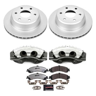 PowerStop® - Z36 Extreme Plain Rear Brake Kit with Calipers