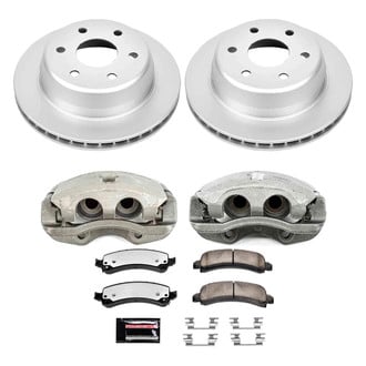 PowerStop® - Z36 Extreme Plain Rear Brake Kit with Calipers