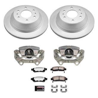 PowerStop® - Z36 Extreme Plain Rear Brake Kit with Calipers