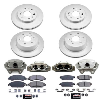 PowerStop® - Z23 Evolution Sport Plain Front and Rear Brake Kit with Calipers