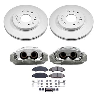 PowerStop® - Z23 Evolution Sport Plain Front Brake Kit with Calipers