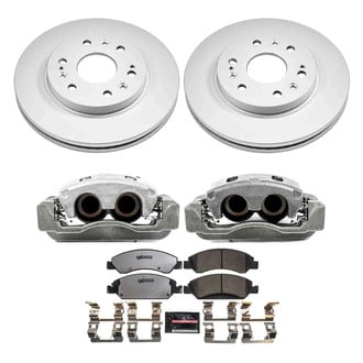PowerStop® - Z36 Extreme Plain Front Brake Kit with Calipers