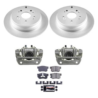PowerStop® - Z23 Evolution Sport Plain Rear Brake Kit with Calipers