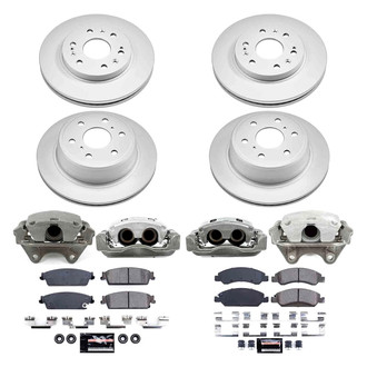 PowerStop® - Z23 Evolution Sport Plain Front and Rear Brake Kit with Calipers
