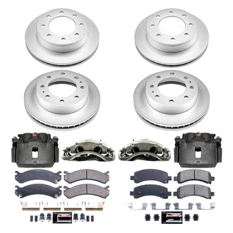 PowerStop® - Z23 Evolution Sport Plain Front and Rear Brake Kit with Calipers