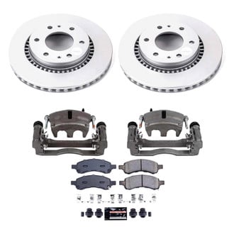 PowerStop® - Z23 Evolution Sport Plain Front Brake Kit with Calipers
