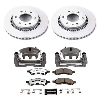 PowerStop® - Z36 Extreme Plain Front Brake Kit with Calipers