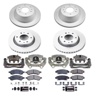 PowerStop® - Z23 Evolution Sport Plain Front and Rear Brake Kit with Calipers