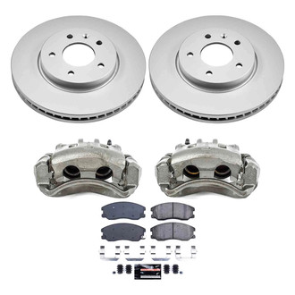 PowerStop® - Z23 Evolution Sport Plain Front Brake Kit with Calipers