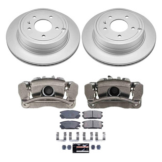 PowerStop® CPR2092-23 - Z23 Evolution Sport Plain Rear Brake Kit with Calipers