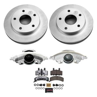 PowerStop® - Z36 Extreme Plain Front Brake Kit with Calipers