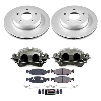 PowerStop® - Z23 Evolution Sport Plain Front Brake Kit with Calipers