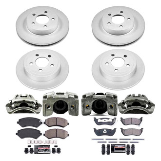 PowerStop® - Z23 Evolution Sport Plain Front and Rear Brake Kit with Calipers