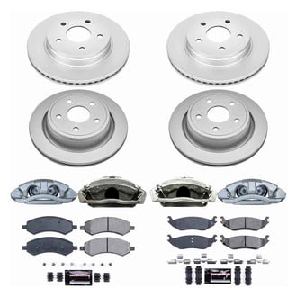 PowerStop® - Z23 Evolution Sport Plain Front and Rear Brake Kit with Calipers