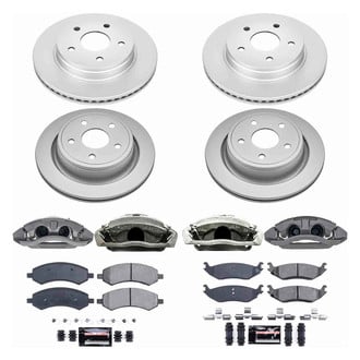 PowerStop® - Z23 Evolution Sport Plain Front and Rear Brake Kit with Calipers