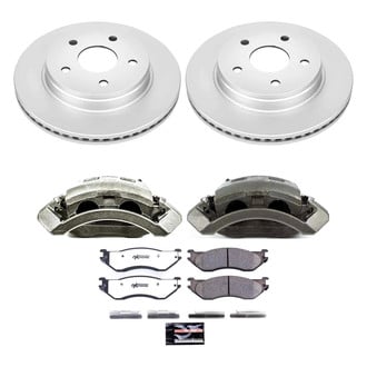 PowerStop® - Z36 Extreme Plain Front Brake Kit with Calipers