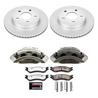 PowerStop® - Z36 Extreme Plain Front Brake Kit with Calipers