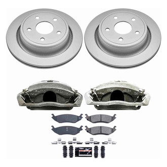 PowerStop® - Z23 Evolution Sport Plain Rear Brake Kit with Calipers
