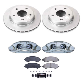 PowerStop® - Z23 Evolution Sport Plain Front Brake Kit with Calipers