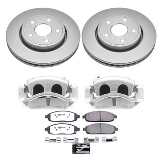 PowerStop® - Z36 Extreme Plain Front Brake Kit with Calipers