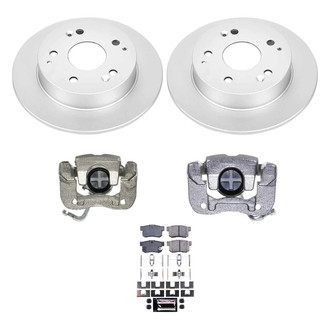 PowerStop® - Z23 Evolution Sport Plain Rear Brake Kit with Calipers