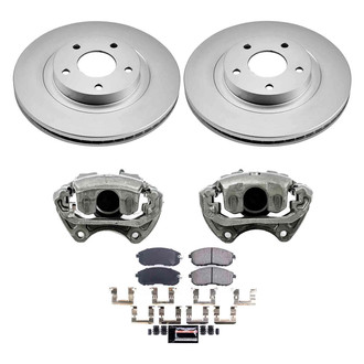 PowerStop® - Z23 Evolution Sport Plain Front Brake Kit with Calipers