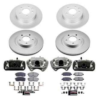 PowerStop® - Z23 Evolution Sport Plain Front and Rear Brake Kit with Calipers