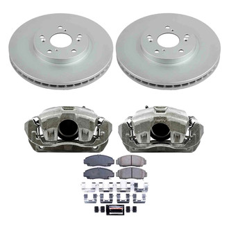 PowerStop® - Z23 Evolution Sport Plain Front Brake Kit with Calipers