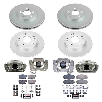 PowerStop® - Z23 Evolution Sport Plain Front and Rear Brake Kit with Calipers