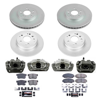 PowerStop® - Z23 Evolution Sport Plain Front and Rear Brake Kit with Calipers