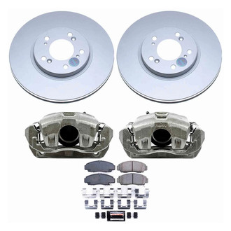 PowerStop® - Z23 Evolution Sport Plain Front Brake Kit with Calipers