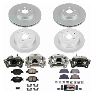 PowerStop® - Z23 Evolution Sport Plain Brake Kit with Calipers