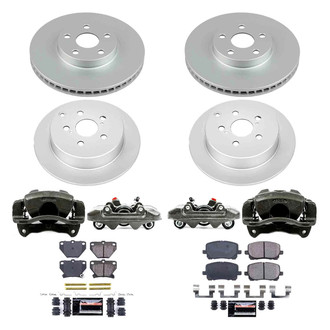 PowerStop® - Z23 Evolution Sport Plain Front and Rear Brake Kit with Calipers