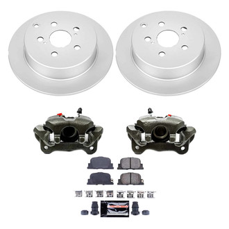 PowerStop® - Z23 Evolution Sport Plain Rear Brake Kit with Calipers