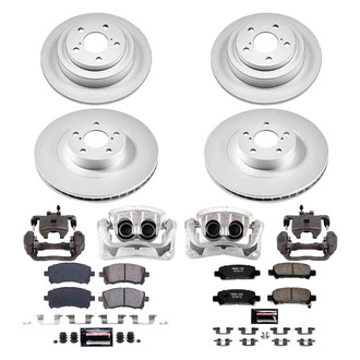 PowerStop® - Z23 Evolution Sport Plain Front and Rear Brake Kit with Calipers