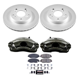 PowerStop® - Z23 Evolution Sport Plain Front Brake Kit with Calipers