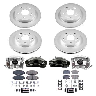 PowerStop® - Z23 Evolution Sport Plain Front and Rear Brake Kit with Calipers