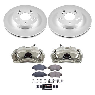 PowerStop® - Z23 Evolution Sport Plain Front Brake Kit with Calipers