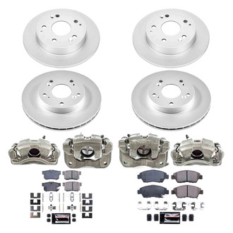 PowerStop® - Z23 Evolution Sport Plain Front and Rear Brake Kit with Calipers