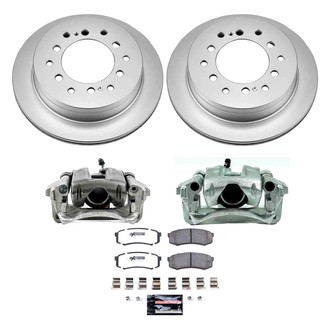 PowerStop® - Z36 Extreme Plain Rear Brake Kit with Calipers