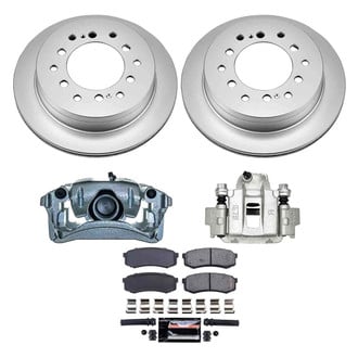 PowerStop® - Z23 Evolution Sport Plain Rear Brake Kit with Calipers