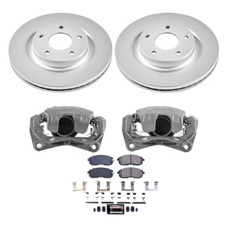 PowerStop® - Z23 Evolution Sport Plain Front Brake Kit with Calipers