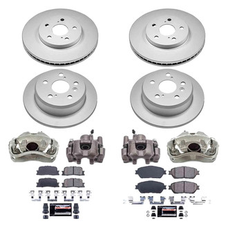 PowerStop® - Z23 Evolution Sport Plain Front and Rear Brake Kit with Calipers