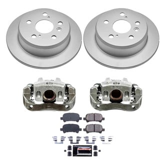 PowerStop® - Z23 Evolution Sport Plain Rear Brake Kit with Calipers