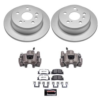 PowerStop® - Z36 Extreme Plain Rear Brake Kit with Calipers