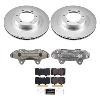 PowerStop® - Z23 Evolution Sport Plain Front Brake Kit with Calipers