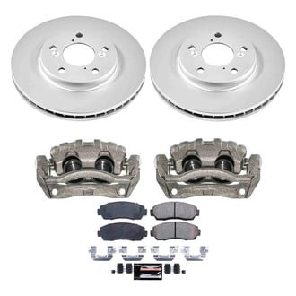 PowerStop® - Z23 Evolution Sport Plain Front Brake Kit with Calipers
